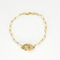 Dinh Van Menottes R10 Bracelet en or jaune et diamants