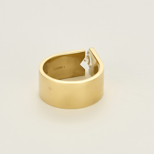 Bague 54 NIESSING - Bague solitaire or jaune et diamant 58 Facettes DV22677-1-54-3