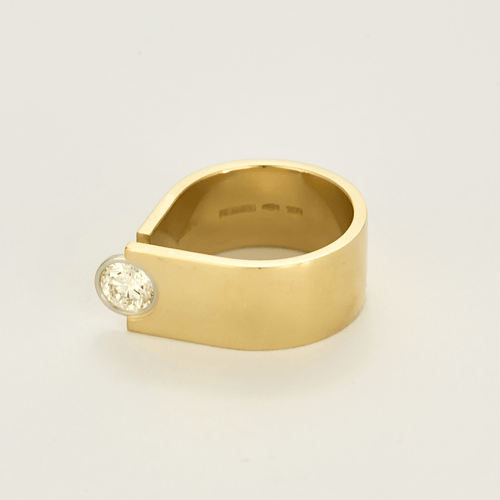 Bague 54 NIESSING - Bague solitaire or jaune et diamant 58 Facettes DV22677-1-54-3