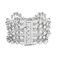 Bracelet Bracelet ruban en or gris et diamants 58 Facettes DV22966-1