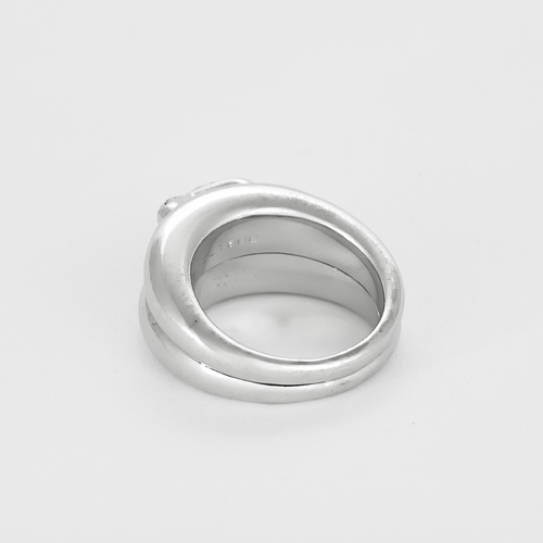 Bague 54 Chaumet - Liens - Bague en or gris et diamants 58 Facettes DV22972-11-54-3