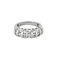 Bague 54 Bague jonc en or gris et diamants 58 Facettes DV22972-10-54-24