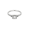 Bague 49 Bague solitaire en or gris et diamants 58 Facettes DV23058-1-49-2