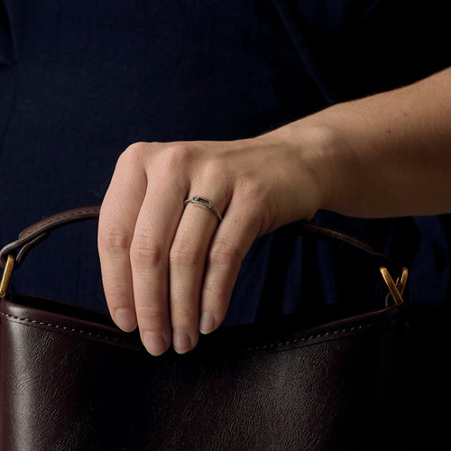 Bague 53 MESSIKA - Bague pavée Move Uno en or gris et diamants 58 Facettes DV17483-4