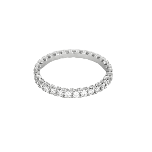 Bague 50 MAUBOUSSIN - Fine alliance en platine et diamants 58 Facettes DV23579-2