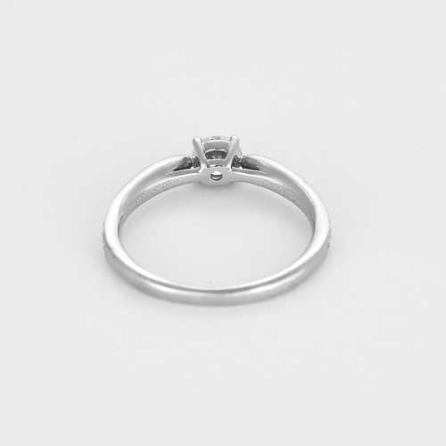 Bague 49 Tiffany & Co - Harmony - Bague en platine et diamants 58 Facettes DV23574-1