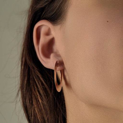 Boucles d'oreilles DINH VAN - Cible  - Paire de créoles en or jaune 58 Facettes DV23525-1