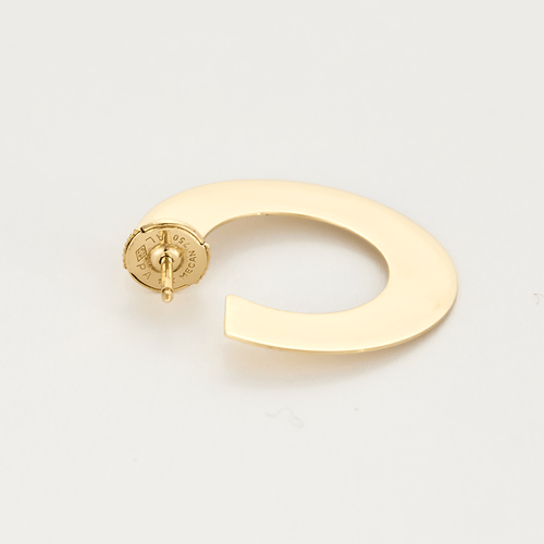 Boucles d'oreilles DINH VAN - Cible  - Paire de créoles en or jaune 58 Facettes DV23525-1