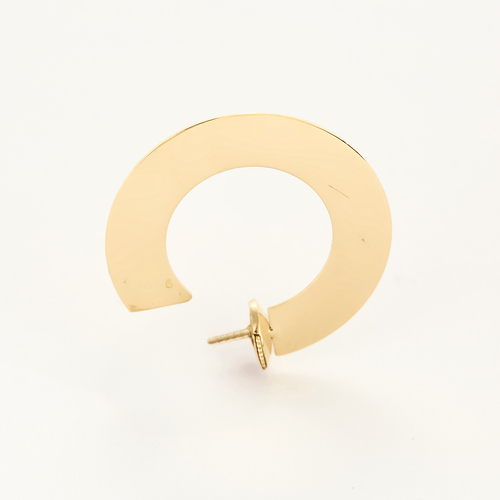 Boucles d'oreilles DINH VAN - Cible  - Paire de créoles en or jaune 58 Facettes DV23525-1