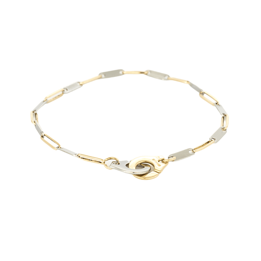 Bracelet DINH VAN - Menottes R10 - Bracelet en or deux tons 58 Facettes DV23525-2