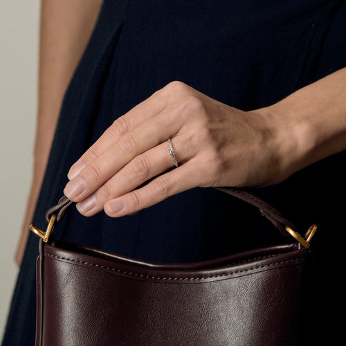 Bague 54 Mauboussin "Tu es le sel de ma vie n°2 - Bague en or gris et diamants 58 Facettes DV9296-5