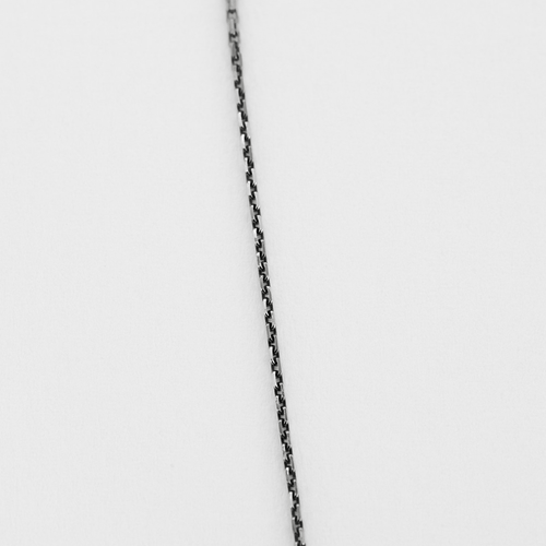 STONE PARIS - Collier en or gris et or noirçi