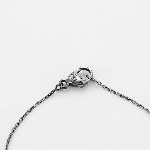 Collier STONE PARIS - Collier en or gris et or noirçi 58 Facettes DV23475-1