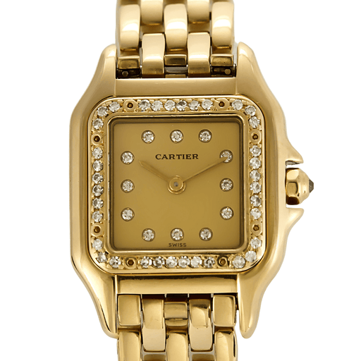 Montre Cartier Montre Panthere en or jaune et diamants 58 Facettes DV23181-1