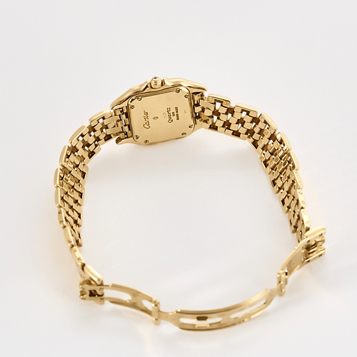 Montre Cartier Montre Panthere en or jaune et diamants 58 Facettes DV23181-1