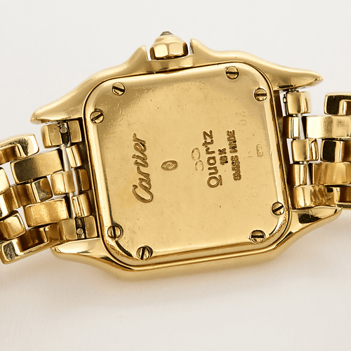 Montre Cartier Montre Panthere en or jaune et diamants 58 Facettes DV23181-1