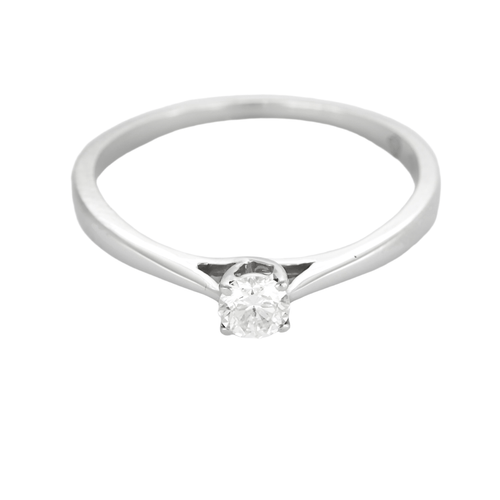 Bague 50 Bague solitaire en platine et diamant 58 Facettes DDV24174-1