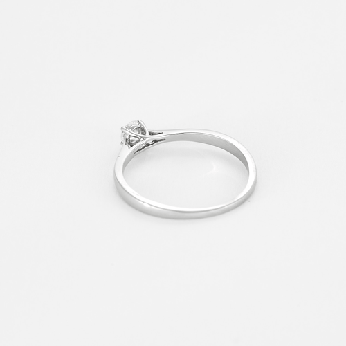 Bague 50 Bague solitaire en platine et diamant 58 Facettes DDV24174-1