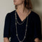 Collier Hermes - Farandole - Sautoir en argent. 160. 58 Facettes DV24593-1