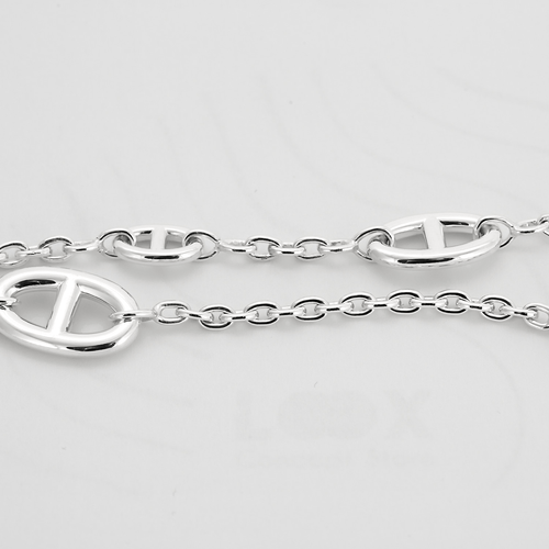 Collier Hermes - Farandole - Sautoir en argent. 160. 58 Facettes DV24593-1