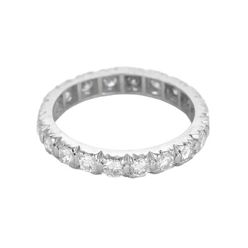 53 Alliance américaine en or gris et diamants 58 Facettes DV24426-2-53-2