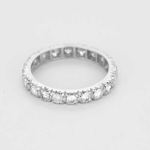 53 Alliance américaine en or gris et diamants 58 Facettes DV24426-2-53-2