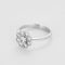 55 Bague marguerite en or gris et diamants 58 Facettes DV24426-1-DV0882-1