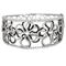 Bracelet Important Bracelet Camélia en or gris diamants blancs et diamants noirs 58 Facettes DDV21423-1