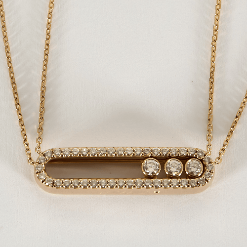 Collier MESSIKA - Move pavé - Collier en or rose 58 Facettes DV23195-3