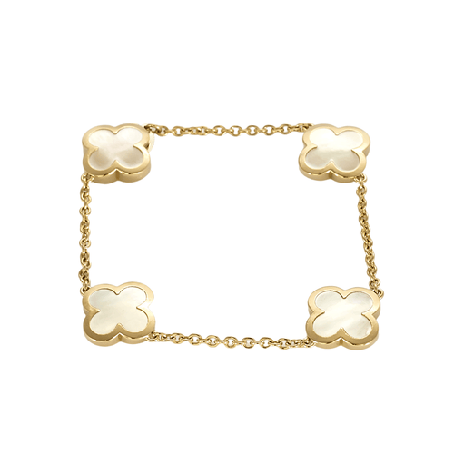 Bracelet Van Cleef & Arpels - Pure Alhambra - Bracelet en or jaune et nacre 58 Facettes DV23872-3