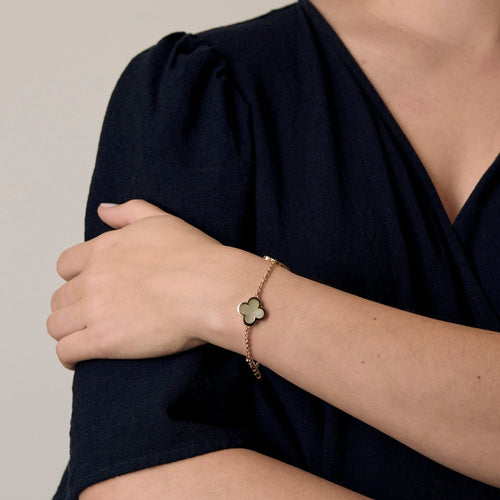 Bracelet Van Cleef & Arpels - Pure Alhambra - Bracelet en or jaune et nacre 58 Facettes DV23872-3