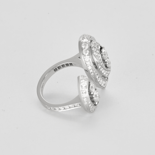 Chaumet - Rondes de Nuit Toi & Moi - Grand modèle - Bague en or blanc et diamants