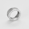 Bague 54 BULGARI - Bague B zero or gris et diamants 58 Facettes DV23195-5-54-3