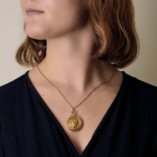 Pendentif Pendentif Porte souvenir ouvrant en or jaune 58 Facettes DV0021-13