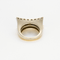 Bague 56 Bague moderniste en or deux tons et diamants 58 Facettes DV22972-7-56-3