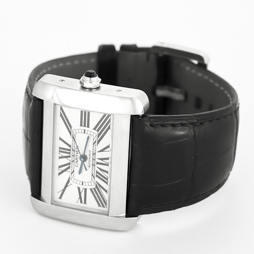 CARTIER - Tank Divan - Montre en acier