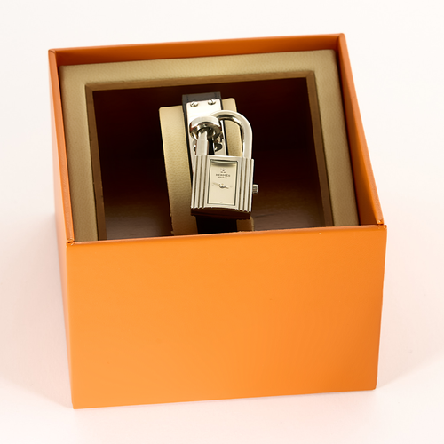 HERMES - Kelly - Montre de dame en acier