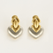 BULGARI - Doppio Cuore - Boucles d'oreilles en deux ors 58 Facettes DV23195- 2