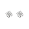Boucles d'oreilles Cartier - Puces d'oreilles 1895 - or gris et diamants. 58 Facettes DV23634-5
