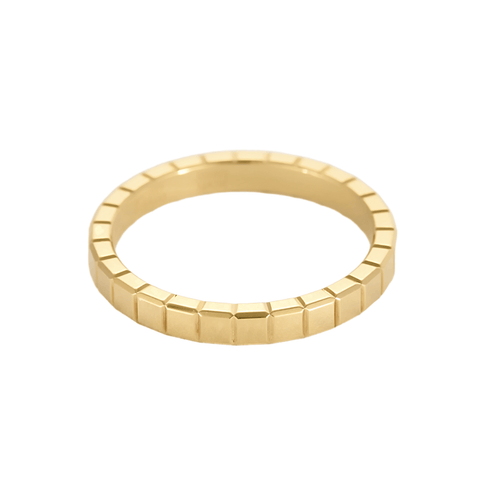 Bague 52 CHOPARD - Ice Cube - Alliance en or jaune 58 Facettes DV20103-5