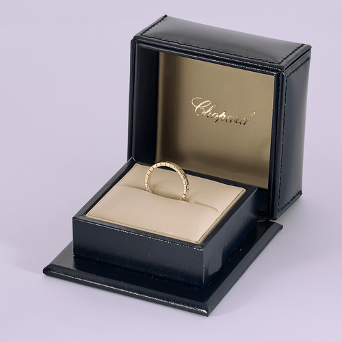 Bague 52 CHOPARD - Ice Cube - Alliance en or jaune 58 Facettes DV20103-5