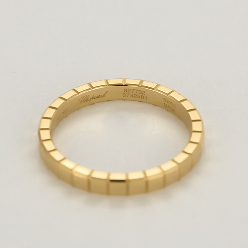 Bague 52 CHOPARD - Ice Cube - Alliance en or jaune 58 Facettes DV20103-5