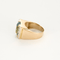 Bague 54 Bague Tank en or rose et or gris, diamants et aigue marine 58 Facettes DV5238-2