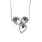 Collier en or gris, diamants et rubis 58 Facettes DV24528-2