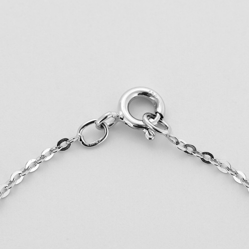 Collier en or gris, diamants et rubis 58 Facettes DV24528-2