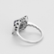 Bague 55 Elegante Bague en platine, saphirs et diamants. 58 Facettes DV16236-7