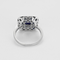 Bague 55 Elegante Bague en platine, saphirs et diamants. 58 Facettes DV16236-7