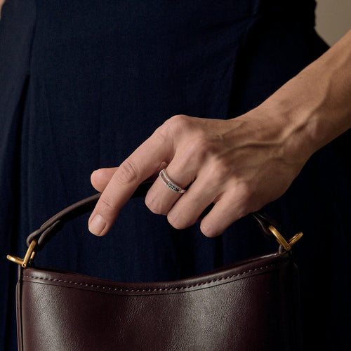 Bague 56 Bague pavée Baby Move 58 Facettes DDV20564-1