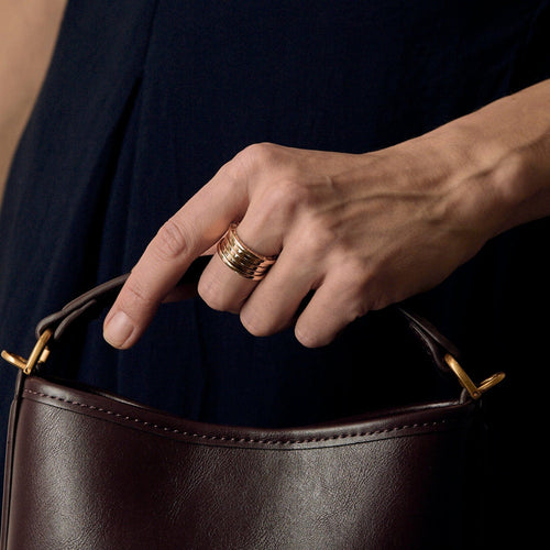 Bague 56 Bulgari - B Zéro - Bague souple en or jaune 58 Facettes DV22894-3