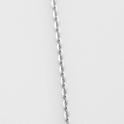 Collier Chaine et pendentif en or gris, saphirs rose et diamants 58 Facettes DV24528-1